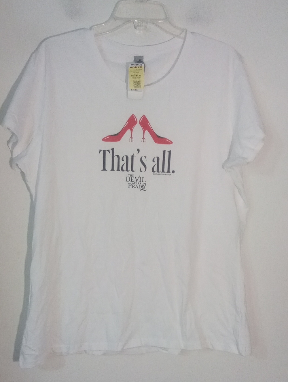 * The Devil Wears Prada "That's All" * Graphic Tee - White XL By Instant Message